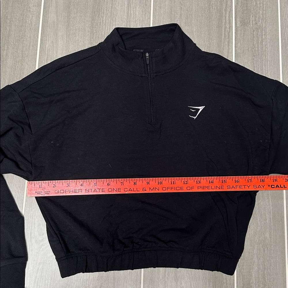 Gymshark Training Pippa Pullover Black Quarter Zip Top - Picture 8 of 9